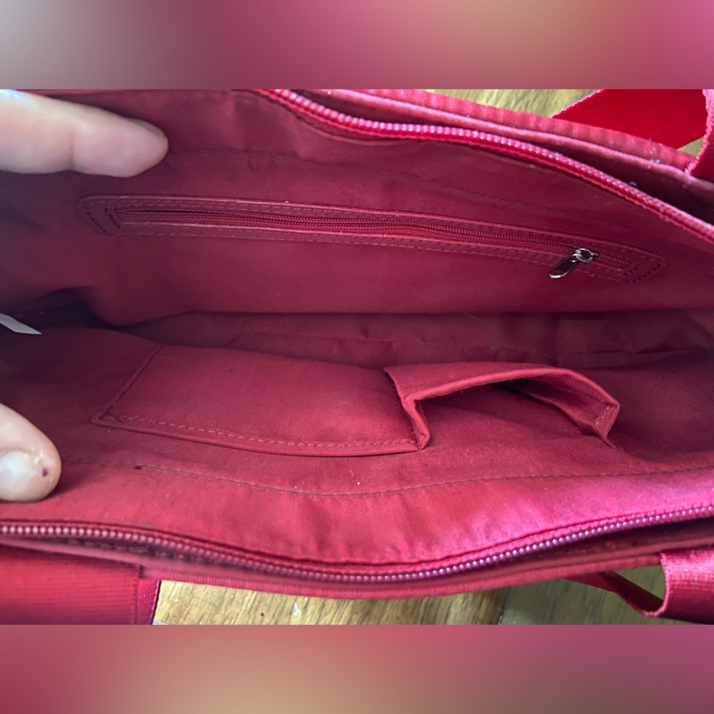 Comley seatbelt purse red - Picture 5 of 8